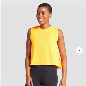 Gymshark Yellow Training MIDI Tank